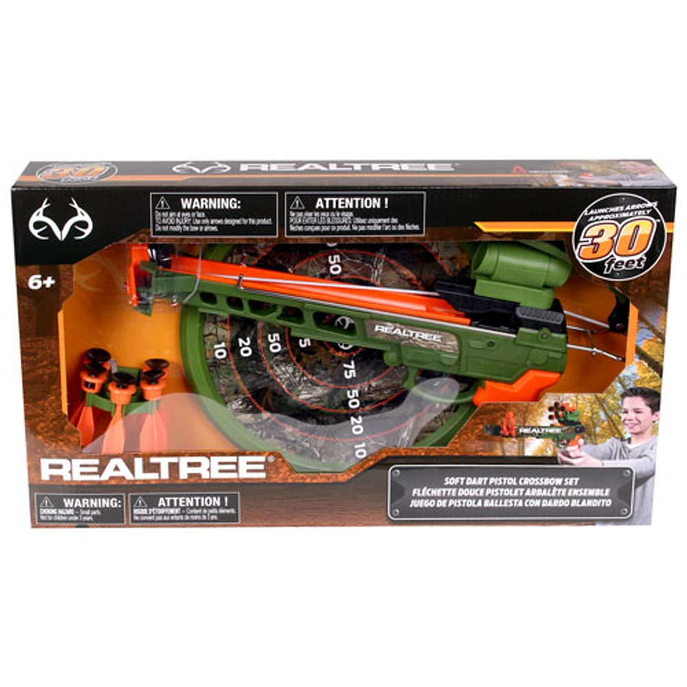 NKOK Realtree Soft Dart Pistol Crossbow Set