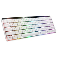 Clavier de jeu mécanique rétroéclairé à profil bas Bluetooth ROG M603 Falchion RX Red d'ASUS - Blanc - Exclusivité BBY