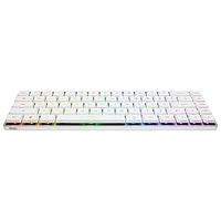 Clavier de jeu mécanique rétroéclairé à profil bas Bluetooth ROG M603 Falchion RX Red d'ASUS - Blanc - Exclusivité BBY