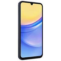 Galaxy A15 5G de 128 Go de Samsung avec Fido - Bleu/Noir - Financement mensuel