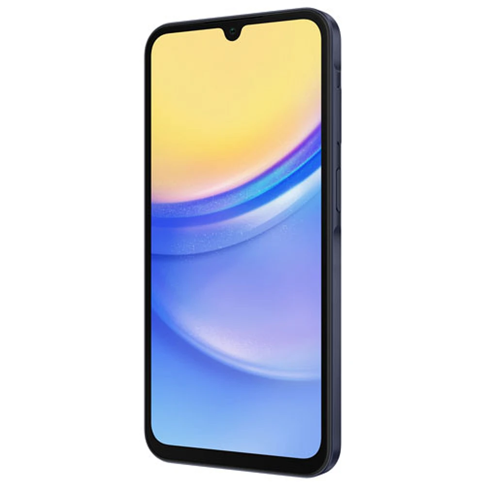 Galaxy A15 5G de 128 Go de Samsung avec Fido - Bleu/Noir - Financement mensuel