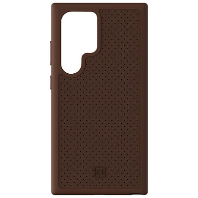 Incipio Cru Fitted Hard Shell Case for Galaxy S24 Ultra - Brown Leather