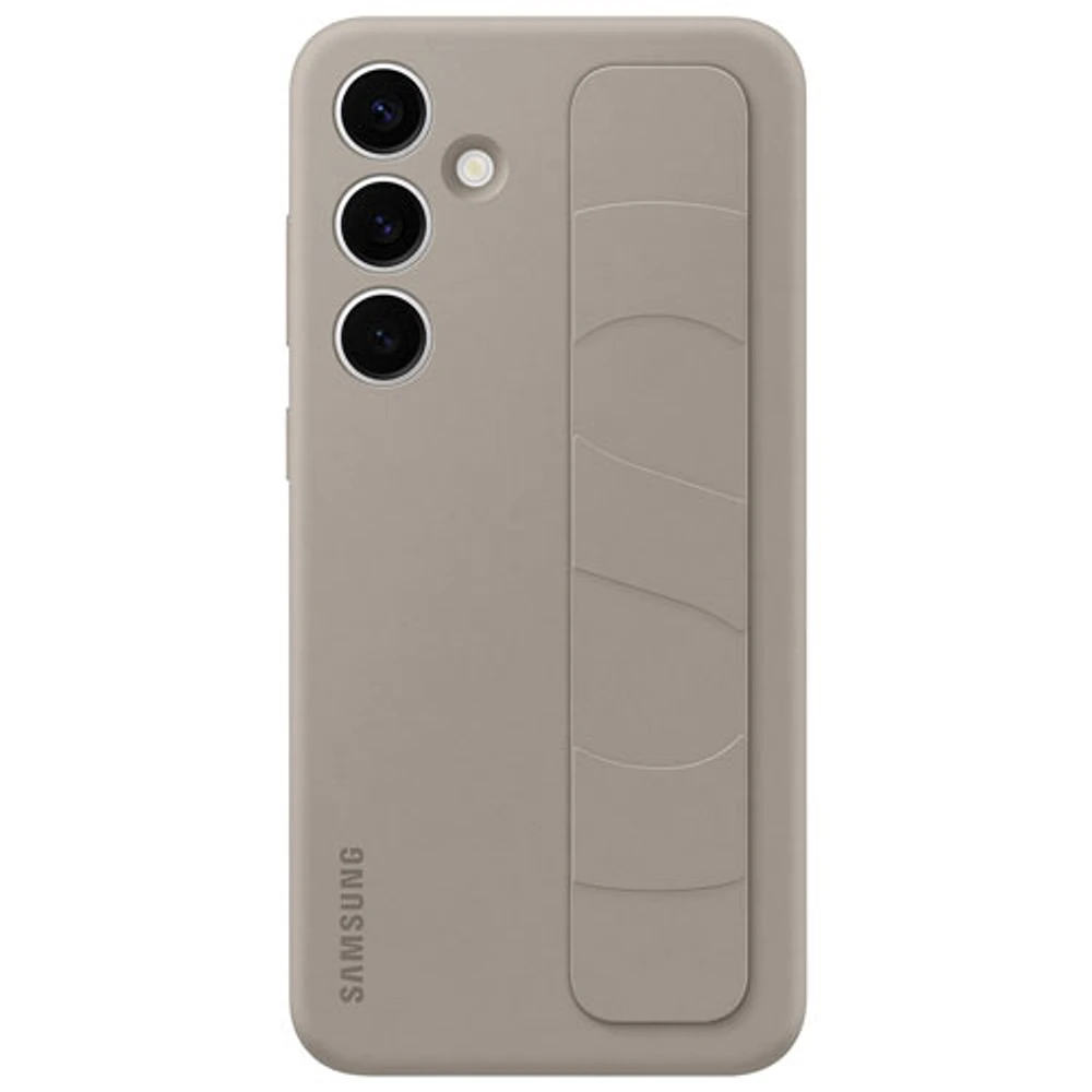 Samsung Fitted Hard Shell Case for Galaxy S24+ (Plus) - Taupe - Only at Best Buy