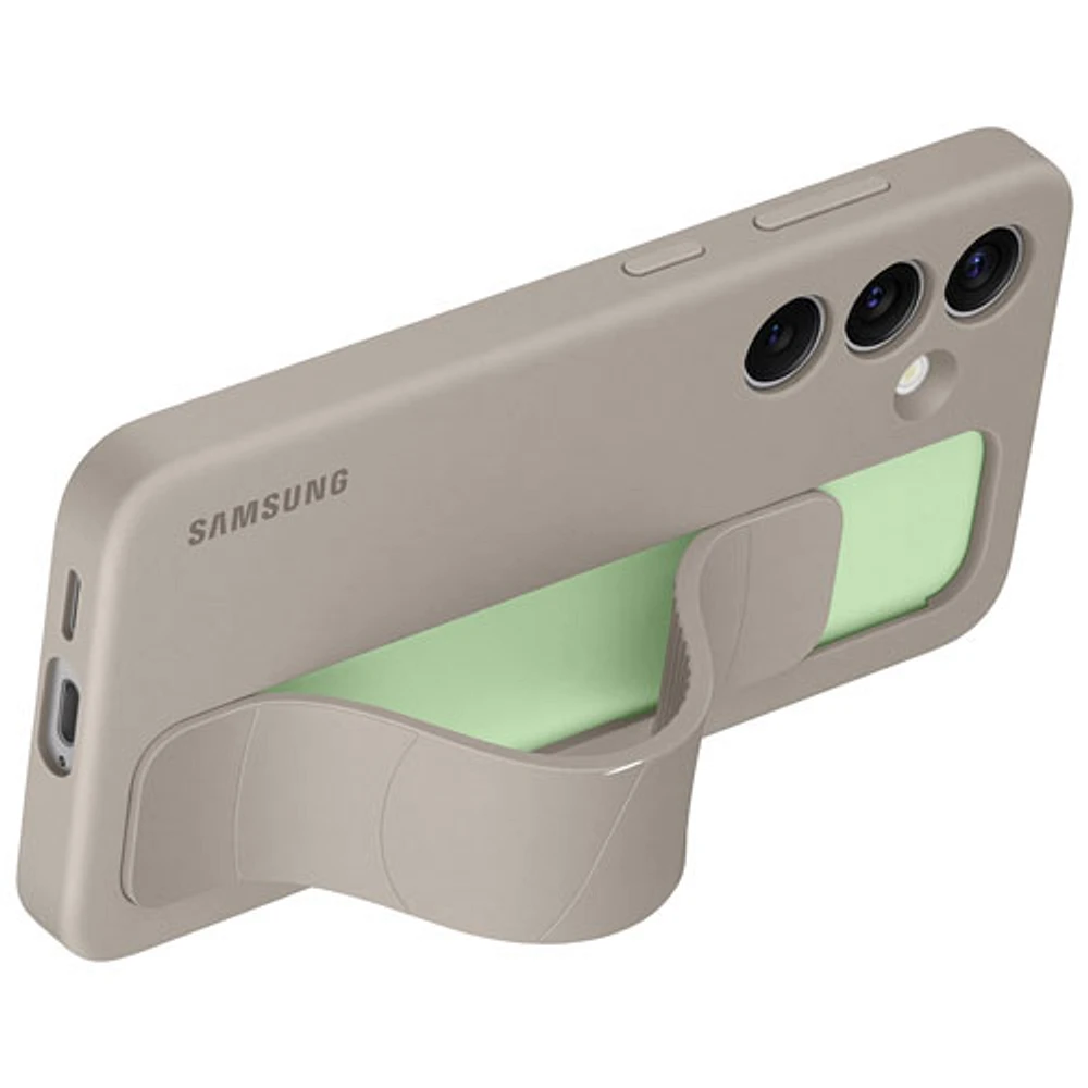 Samsung Fitted Hard Shell Case for Galaxy S24 - Taupe - Only at Best Buy