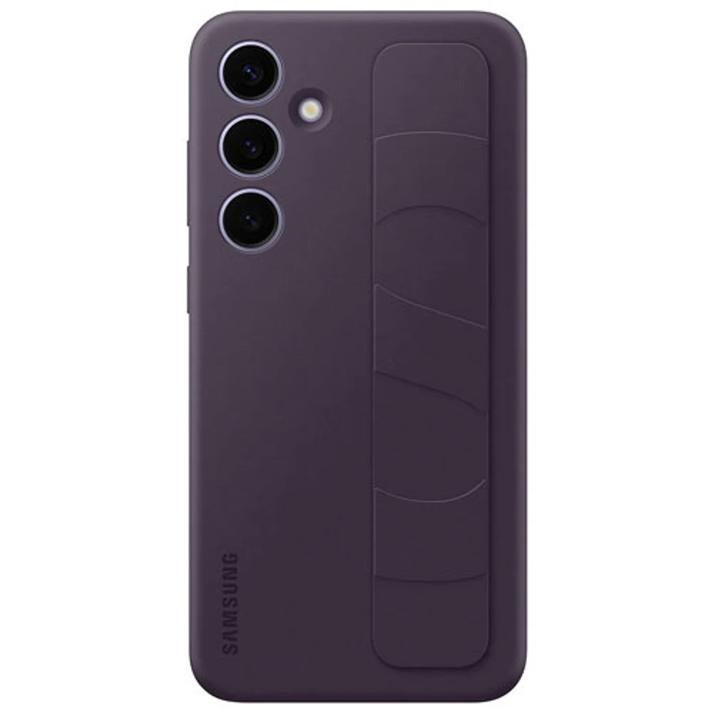 Samsung Fitted Hard Shell Case for Galaxy S24+ (Plus) - Dark Violet - Only at Best Buy