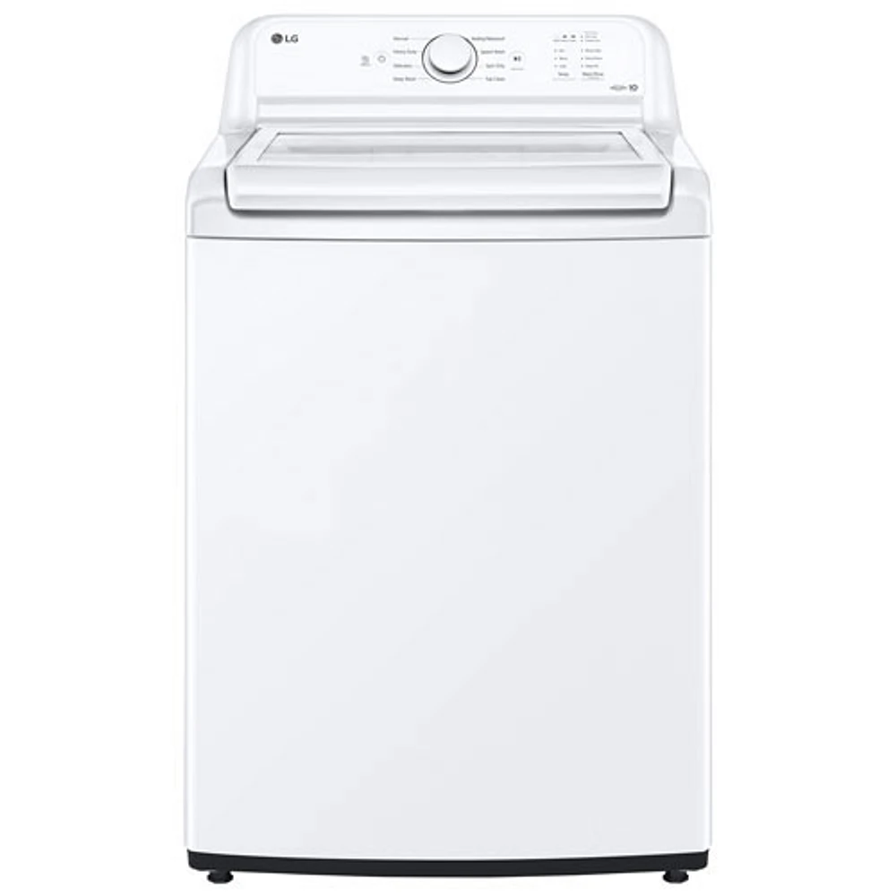 Open Box - LG 4.8 Cu. Ft. High Efficiency Top Load Washer (WT6105CW) - White - Scratch & Dent