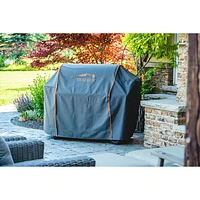 Housse de barbecue pleine longueur pour barbecue Timberline 1300 de Traeger (BAC559) - Gris