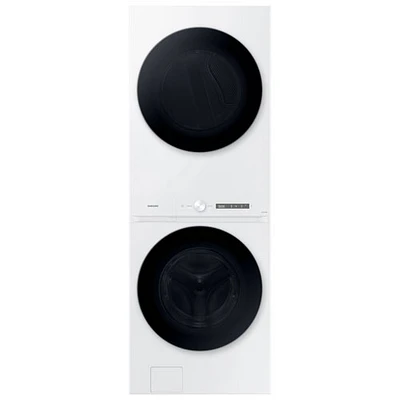 Duo laveuse électrique de 5,3 pi³ et sécheuse de 7,6 pi³ de Samsung (WH46DBH550EWAC) - Blanc - Exclusivité de Best Buy