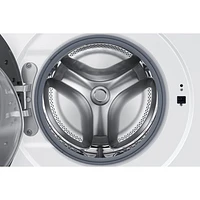 Samsung 5.3 Cu. Ft. Electric Washer & 7.6 Cu. Ft. Dryer Laundry Hub (WH46DBH550EWAC) - White - Only at Best Buy