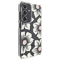 Kate Spade New York Fitted Hard Shell Case for Galaxy S24 - Hollyhock Cream