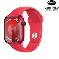 Open Box - Apple Watch Series 9 (GPS) 41mm (PRODUCT)RED Aluminum Case w/(PRODUCT)RED Sport Band - M/L