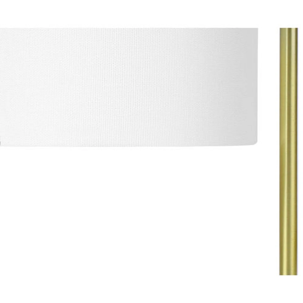 Monarch Contemporary 20" Table Lamp - White/Cream
