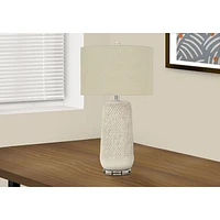 Monarch Contemporary 31" Table Lamp - Cream/Beige