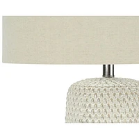 Monarch Contemporary 31" Table Lamp - Cream/Beige