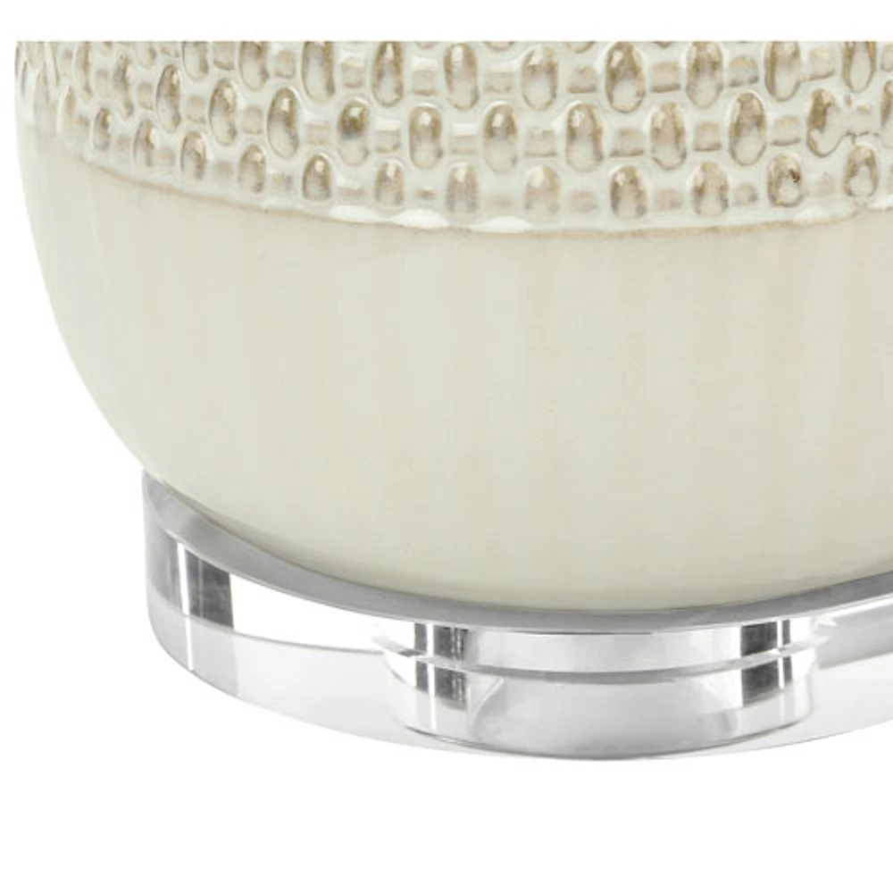 Monarch Contemporary 31" Table Lamp - Cream/Beige