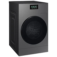 Laveuse-sécheuse à pompe à chaleur hybride de 6,1 pi³ de Samsung (WD53DBA900HZA1) - Acier foncé