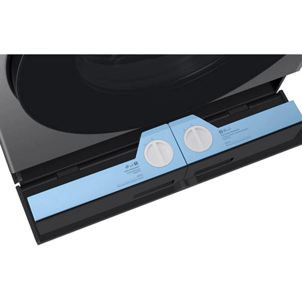 Laveuse-sécheuse à pompe à chaleur hybride de 6,1 pi³ de Samsung (WD53DBA900HZA1) - Acier foncé