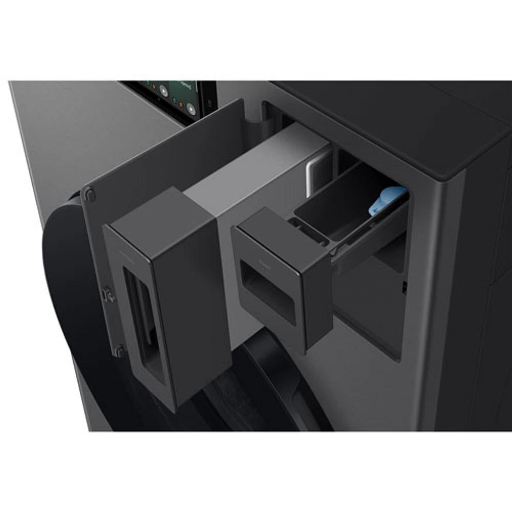 Laveuse-sécheuse à pompe à chaleur hybride de 6,1 pi³ de Samsung (WD53DBA900HZA1) - Acier foncé