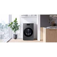 Laveuse-sécheuse à pompe à chaleur hybride de 6,1 pi³ de Samsung (WD53DBA900HZA1) - Acier foncé