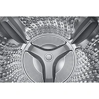 Laveuse-sécheuse à pompe à chaleur hybride de 6,1 pi³ de Samsung (WD53DBA900HZA1) - Acier foncé