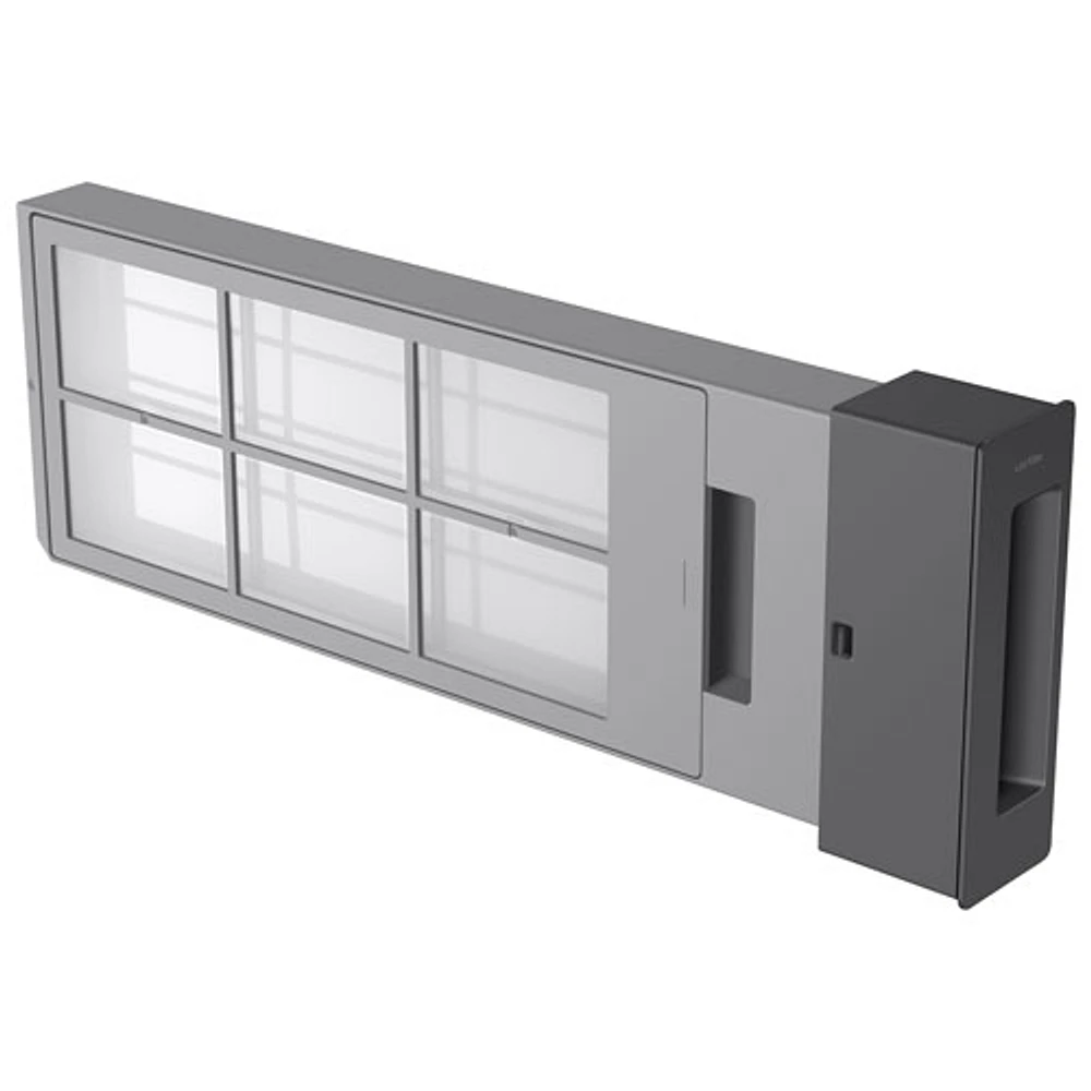 Laveuse-sécheuse à pompe à chaleur hybride de 6,1 pi³ de Samsung (WD53DBA900HZA1) - Acier foncé