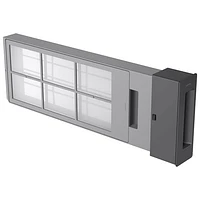 Laveuse-sécheuse à pompe à chaleur hybride de 6,1 pi³ de Samsung (WD53DBA900HZA1) - Acier foncé