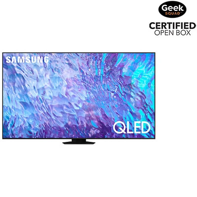 Boîte ouverte - Téléviseur intelligent Tizen HDR QLED UHD 4K de 98 po de Samsung (QN98Q80CAFXZC) - 2023 - Noir titane