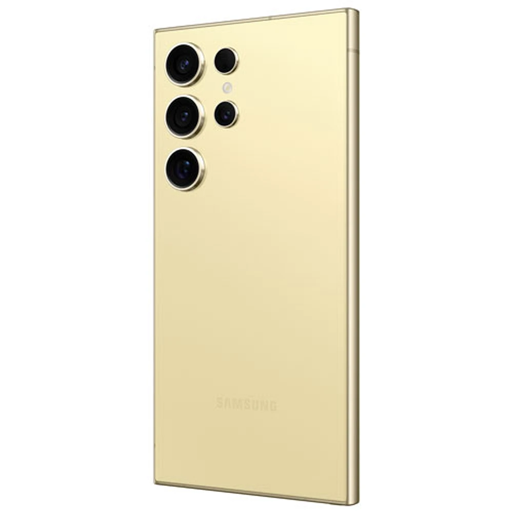 Galaxy S24 Ultra de 512 Go de Samsung avec Bell - Jaune titane - Financement mensuel