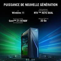 ASUS ROG G16CHR Gaming PC - Grey (Intel Core i7-14700F/1TB SSD/32GB RAM/RTX 4070/Win 11) - Only at Best Buy