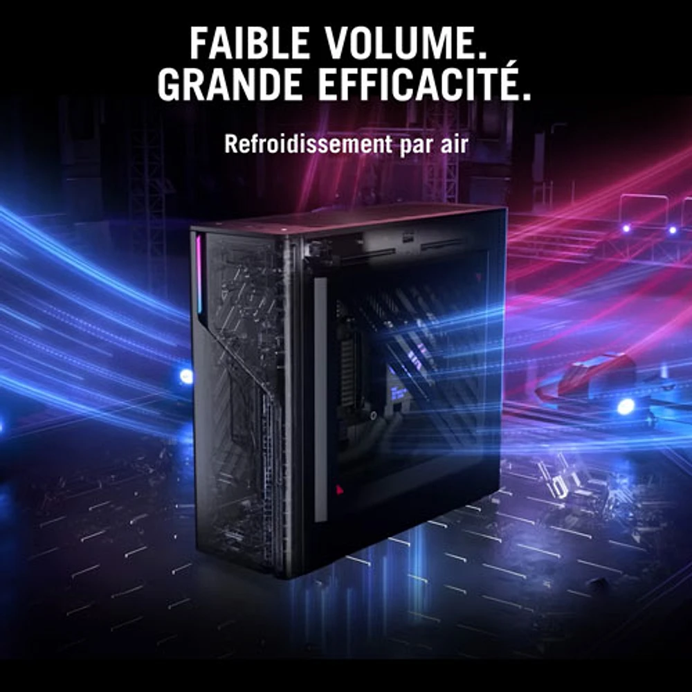 ASUS ROG G22CHR Gaming PC - Grey (Intel Core i7-14700F/2TB SSD/32GB RAM/RTX 4070/Win 11) - Only at Best Buy