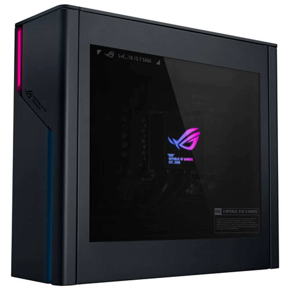 ASUS ROG G22CHR Gaming PC - Grey (Intel Core i7-14700F/2TB SSD/32GB RAM/RTX 4070/Win 11) - Only at Best Buy