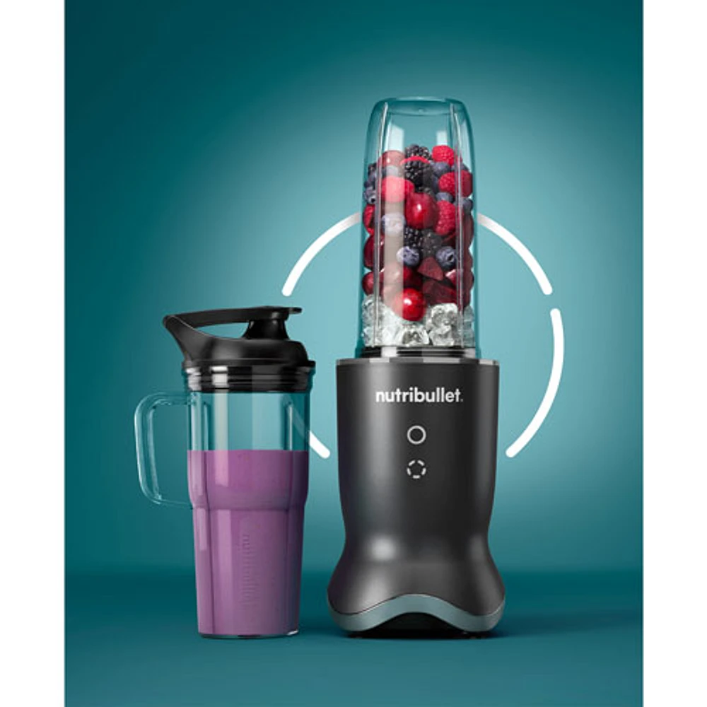 Mélangeur à une tasse de 1200 W Ultra 0,9 l de NutriBullet - Gris/Métallique