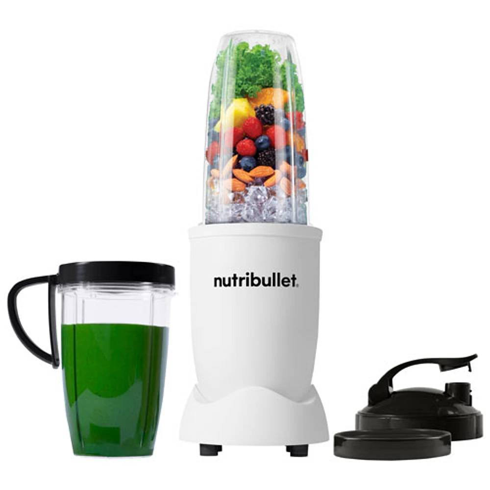 Mélangeur à une portion de 900 W Pro 0,9 l de NutriBullet - Blanc mat monochrome