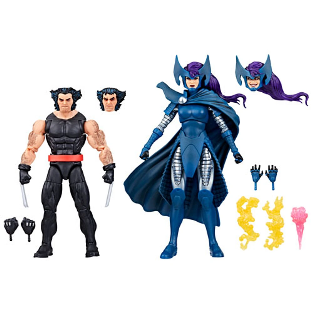 Hasbro Marvel Legends Wolverine's 50th Anniversary - Wolverine and Psylocke Action Figure