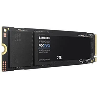 Disque SSD interne NVMe PCI-e 990 EVO de 2 To de Samsung (MZ-V9E2T0B/AM) - Anglais - Noir/Rouge