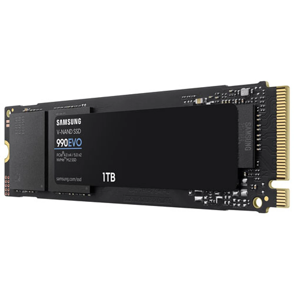 Samsung 990 EVO 1TB NVMe PCI-e Internal Solid State Drive (MZ-V9E1T0B/AM) - English - Black/Red