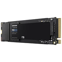 Disque SSD interne NVMe PCI-e 990 EVO de 1 To de Samsung (MZ-V9E1T0B/AM) - Anglais - Noir/Rouge