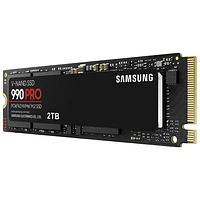 Samsung 990 PRO 2TB NVMe PCI-e Internal Solid State Drive (MZ-V9P2T0B/AMF) - Black/Red
