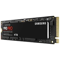 Samsung 990 PRO 4TB NVMe PCI-e Internal Solid State Drive (MZ-V9P4T0B/AMF) - Black/Red