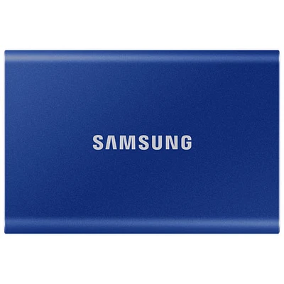 Disque SSD externe USB 3.2 de 1 To T7 de Samsung (MU-PC1T0H/AMF) - Bleu