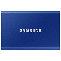 Disque SSD externe USB 3.2 de 1 To T7 de Samsung (MU-PC1T0H/AMF) - Bleu