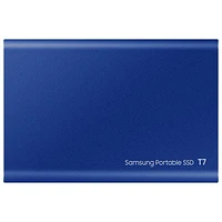 Samsung T7 1TB USB 3.2 External Solid State Drive (MU-PC1T0H/AMF) - Blue