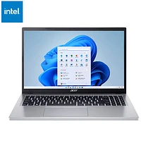 Portable de 15,6 po Aspire Go d'Acer - Argenté (N100 d'Intel/SSD 128 Go/RAM 4 Go/Windows 11)