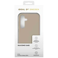 Ideal of Sweden Silicone Fitted Soft Shell Case for Galaxy S24+ (Plus) - Beige