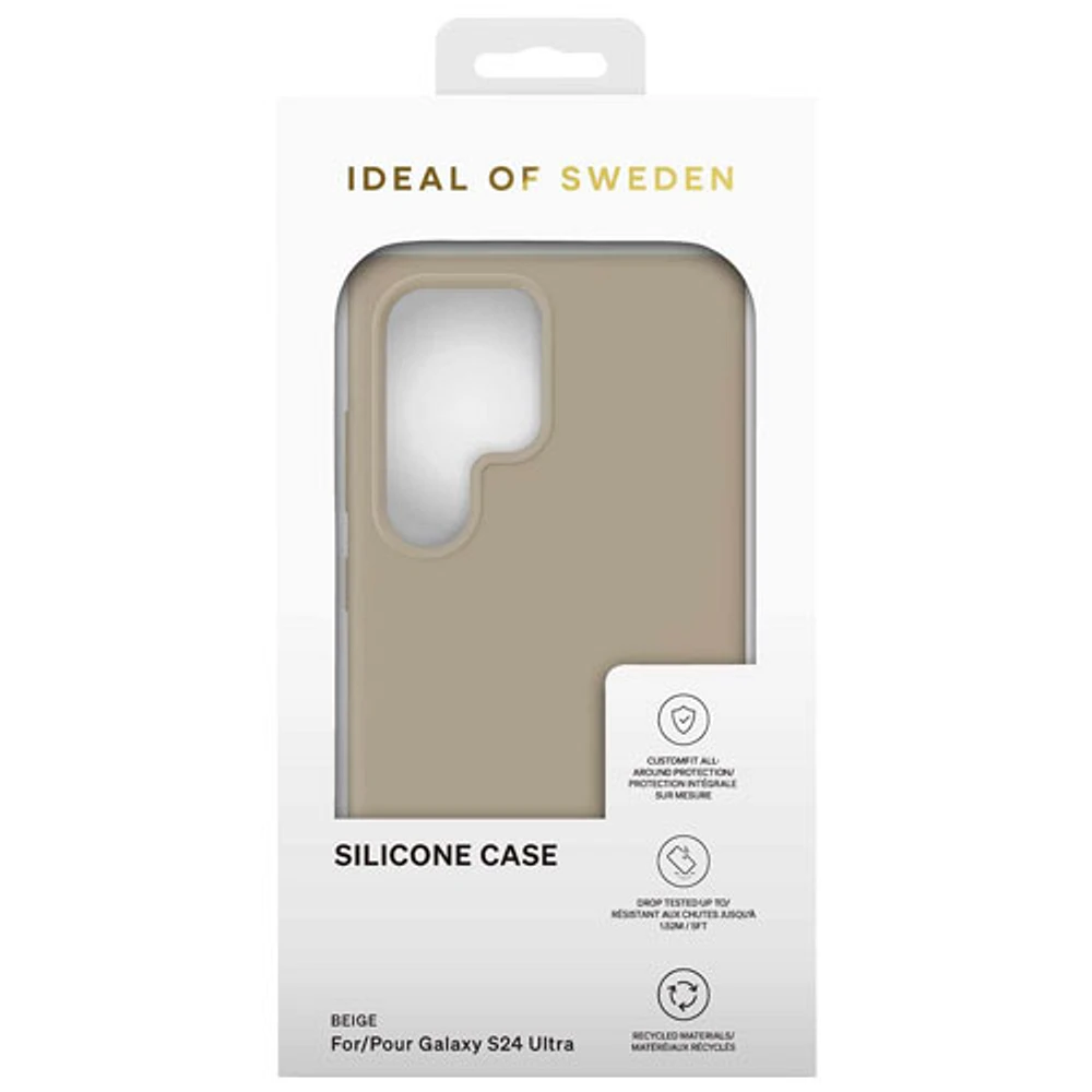 Ideal of Sweden Silicone Fitted Soft Shell Case for Galaxy S24 Ultra - Beige