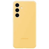 Samsung Silicone Fitted Soft Shell Case for Galaxy S24+ (Plus) - Yellow