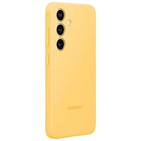 Samsung Silicone Fitted Soft Shell Case for Galaxy S24+ (Plus) - Yellow