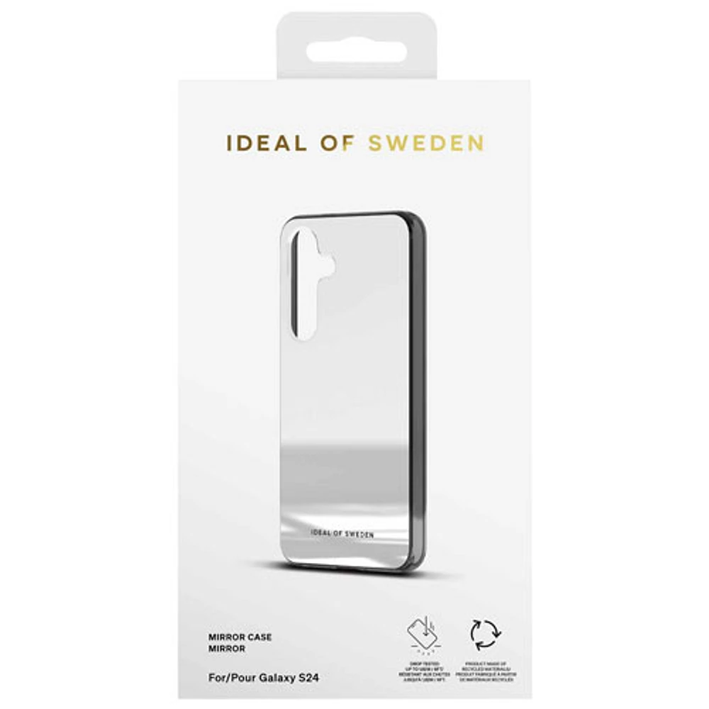 Étui rigide ajusté Mirror d'Ideal of Sweden pour Galaxy S24 - Transparent