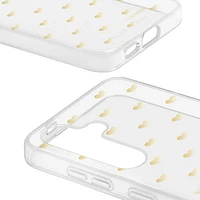 Ideal of Sweden Clear Fitted Hard Shell Case for Galaxy S24 - Gold Hearts