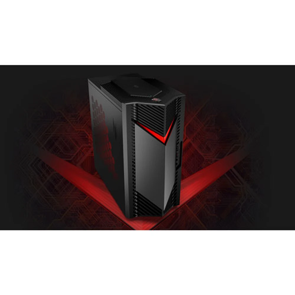 Acer Nitro N50 Gaming PC - Black/Red (Intel Core i5-14400F/1TB SSD/16GB RAM/GeForce RTX 4060/Win 11)